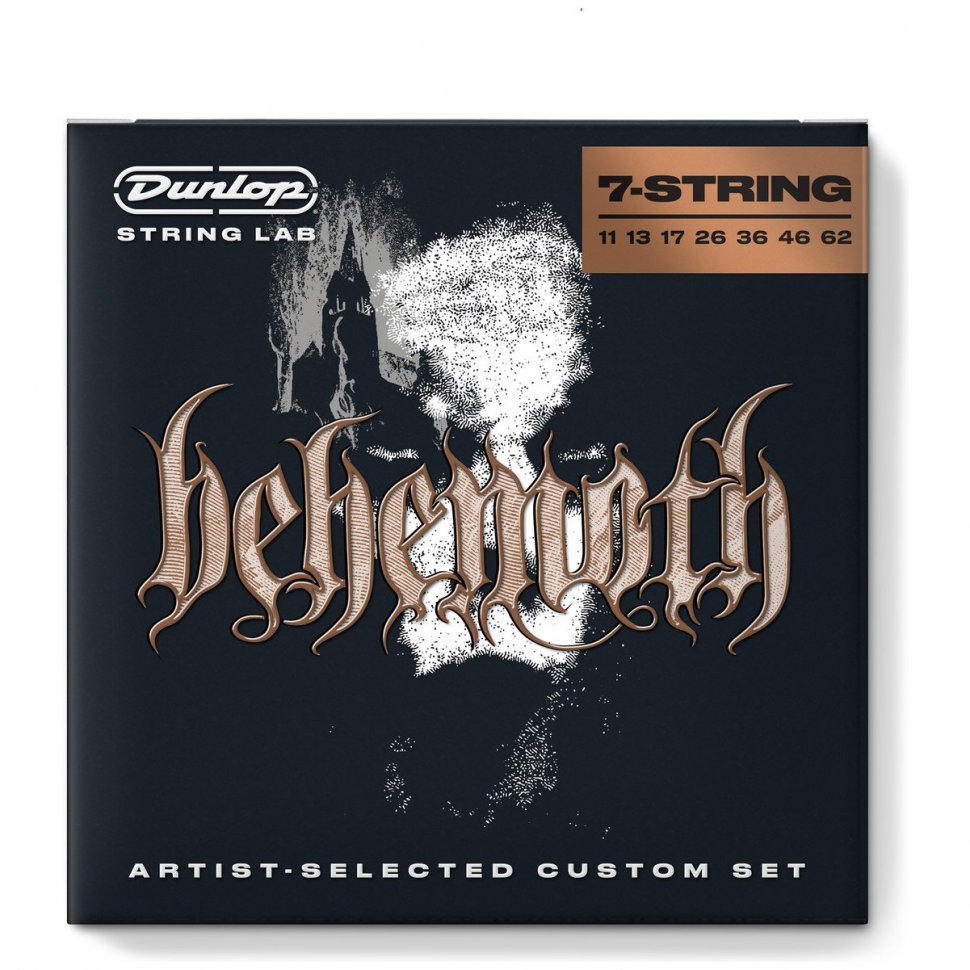 Струни для електрогітари Dunlop Behemoth Artist-Selected Custom Guitar Strings 11-62 | 7-String