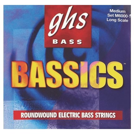 Струни до бас-гітари GHS Strings M6000-5 - Фото №19192