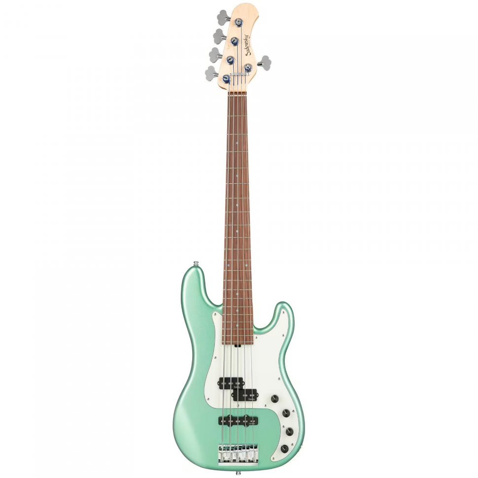 Бас-гитара Sadowsky MetroLine 21-Fret Hybrid P/J Bass, Alder, 5-String (Solid Sage Green Metallic Satin) Бас-гитара Sadowsky MetroLine 21-Fret Hybrid P/J Bass, Alder, 5-String (Solid Sage Green Metallic Satin)