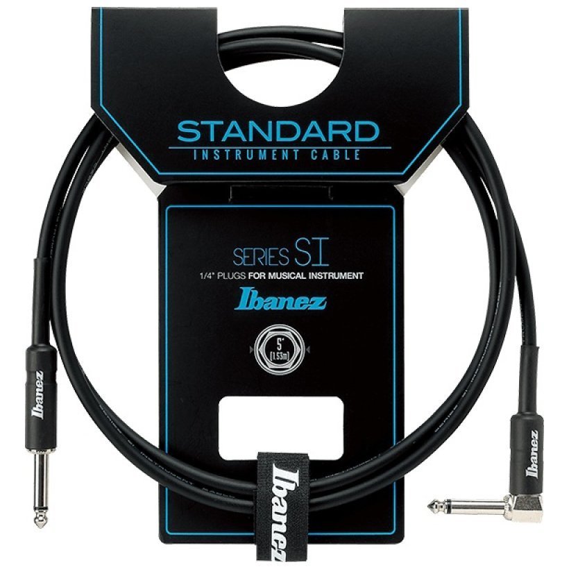 Кабель инструментальный Ibanez SI5L Instrument Cable Angled 1.5M Кабель инструментальный Ibanez SI5L Instrument Cable Angled 1.5M