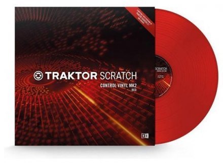 Native Instruments TRAKTOR SCRATCH Control Vinyl MK2 Red - Фото №114022