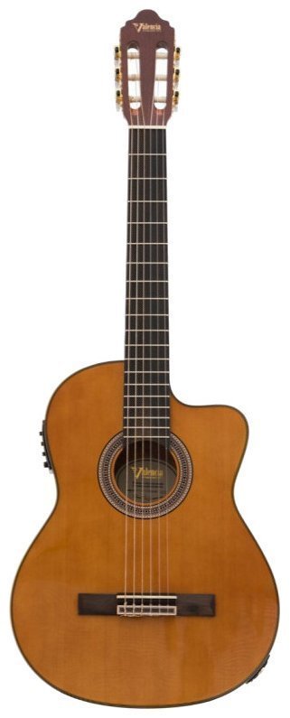 Классическая гитара со звукоснимателем Valencia VC504CE