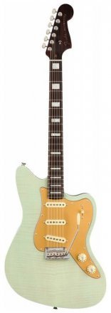 Электрогитара Fender Parallel Universe Ii Strat Jazz Deluxe Transparent Faded Seafoam Green - Фото №137164