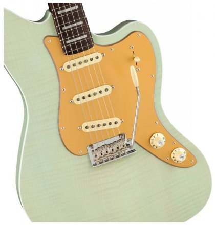 Электрогитара Fender Parallel Universe Ii Strat Jazz Deluxe Transparent Faded Seafoam Green - Фото №137166