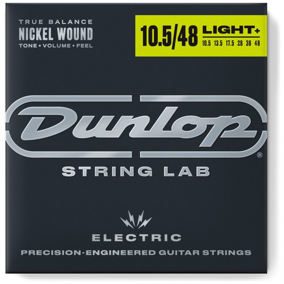Струны для электрогитары Dunlop Den10548 Nickel Wound Electric Guitar Strings 10.5-48