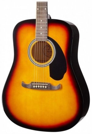 Акустическая гитара Fender FA-125 WN Dreadnought Acoustic Sunburst - Фото №118416