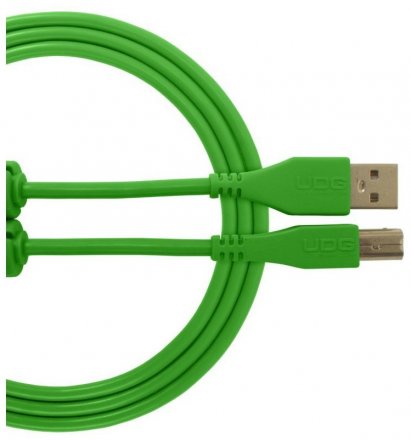 Кабель цифровой UDG Ultimate Audio Cable USB 2.0 A-B Green Straight 3m - Фото №136950