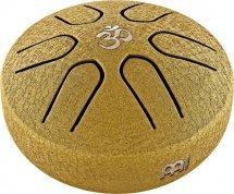 Meinl Sonic Energy PSTD3GOM Steel Tongue Drum A-Major (3") Om Gold