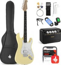  Donner Music DST-100 Electric Guitar Kit Yellow