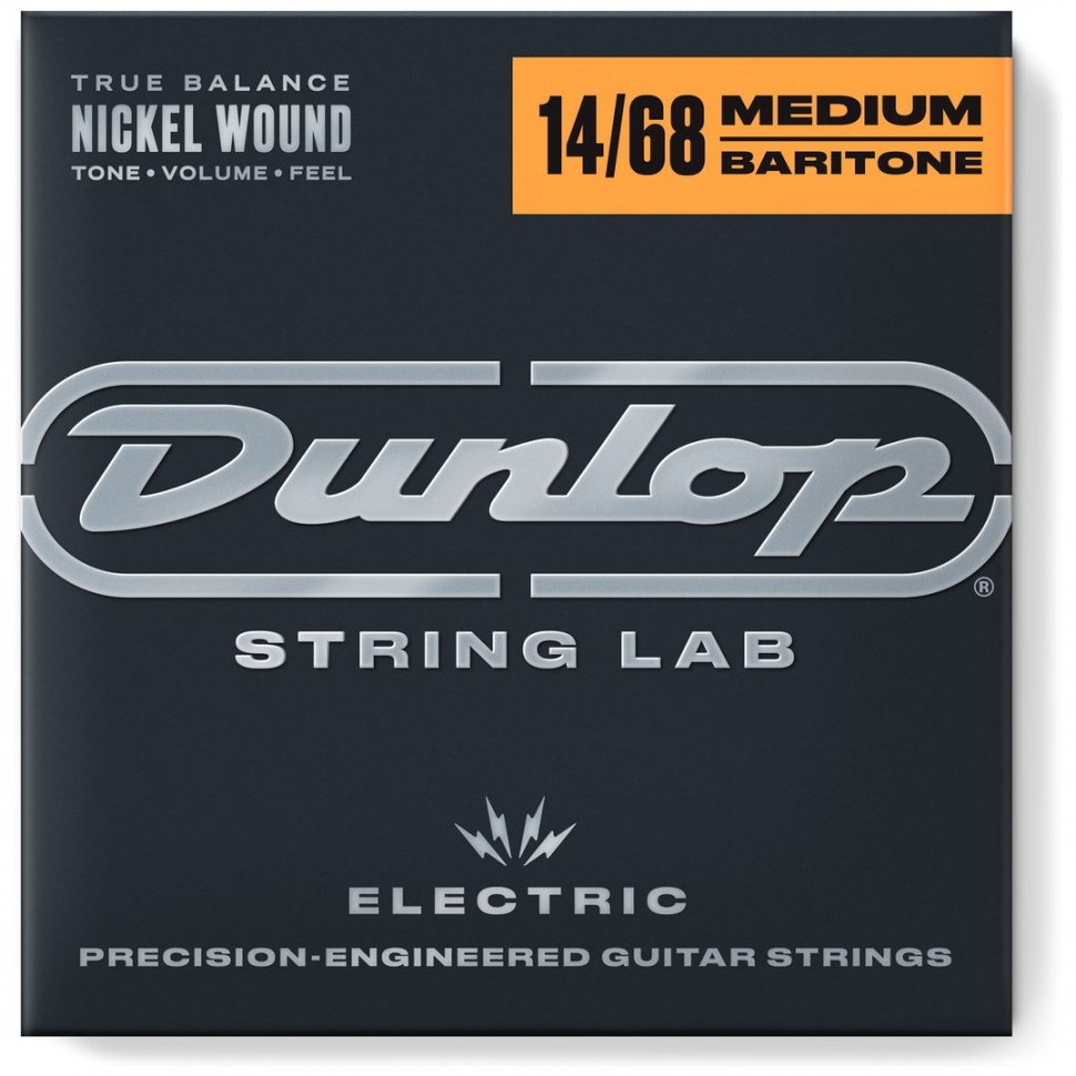 Струни для електрогітари Dunlop Den1468 Nickel Wound Electric Baritone Guitar Strings (14-68) Струни для електрогітари Dunlop Den1468 Nickel Wound Electric Baritone Guitar Strings (14-68)