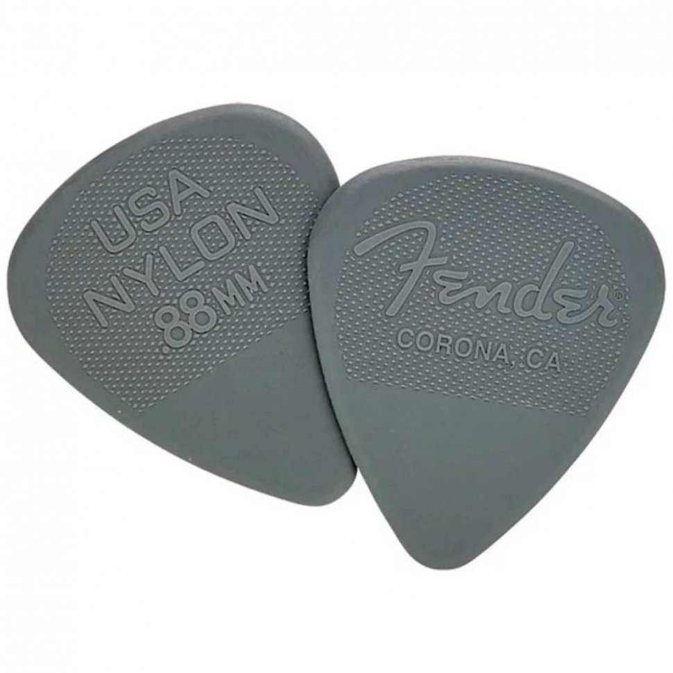 Медіатор Fender 351 Shape Nylon Picks 0.88 12 Pack Dark Gray