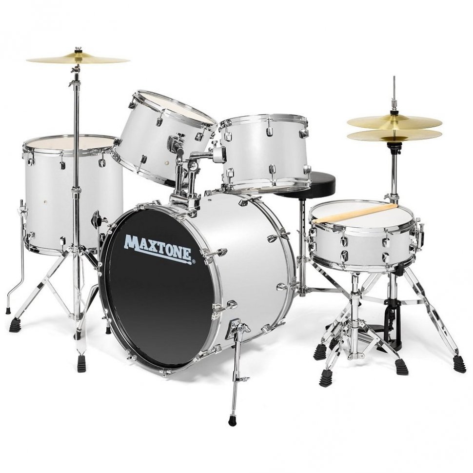 Барабанна установка Maxtone MXC-3005 White Барабанна установка Maxtone MXC-3005 White
