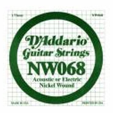 Струны для электрогитары D&#039;Addario NW068 XL Nickel Wound 068 - Фото №17760