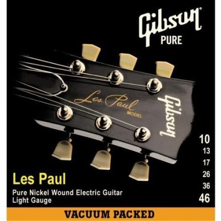 Струни до електрогітари Gibson SEG-LP9 Les Paul Pure Nickel Wound .009-.042 - Фото №18175