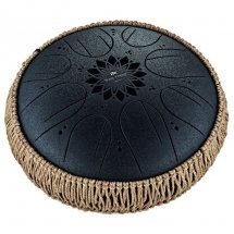 Meinl Sonic Energy MOSTD1BK Octave Steel Tongue Drum B-Minor (10") Black