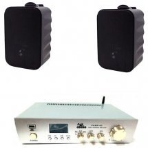 4all Audio SET 2xWALL 420E Black 1xPAMP-60-BT