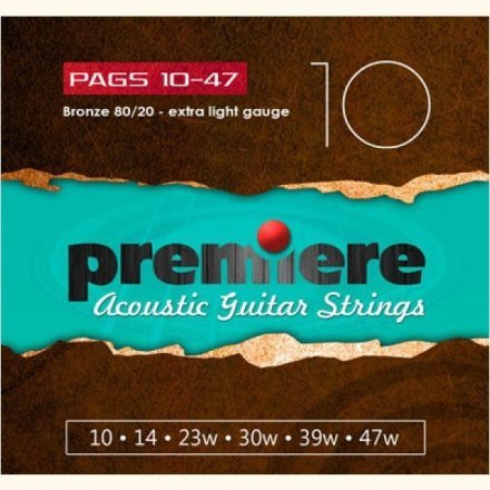 Струны для акустической гитары Premiere Strings PAGS10-47 - Фото №17157