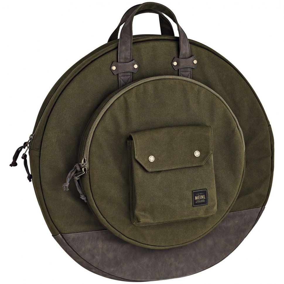 Чехол для барабанных тарелок Meinl Waxed Canvas MWC22GR (22") Forset Green Чехол для барабанных тарелок Meinl Waxed Canvas MWC22GR (22") Forset Green