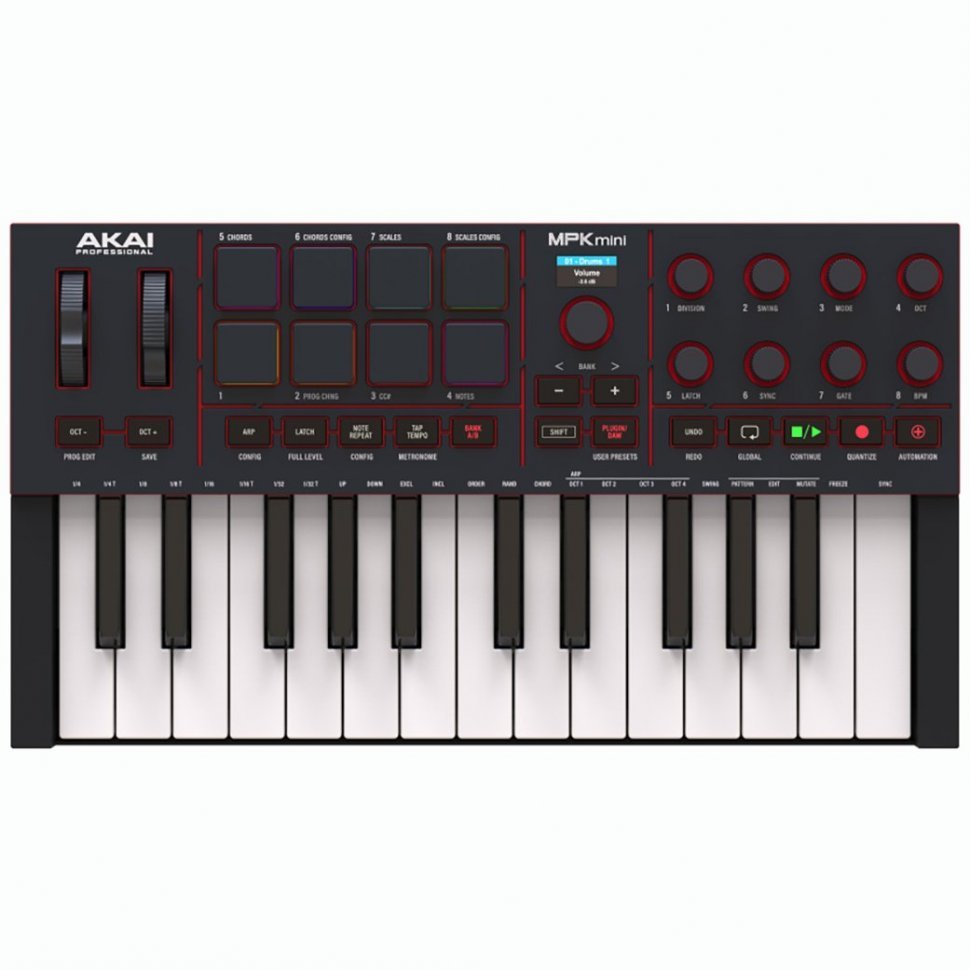 Миди-клавиатура Akai MPK mini 4 Black Миди-клавиатура Akai MPK mini 4 Black