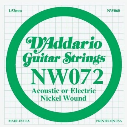 Струны для электрогитары D&#039;Addario NW072 XL Nickel Wound 072 - Фото №17762