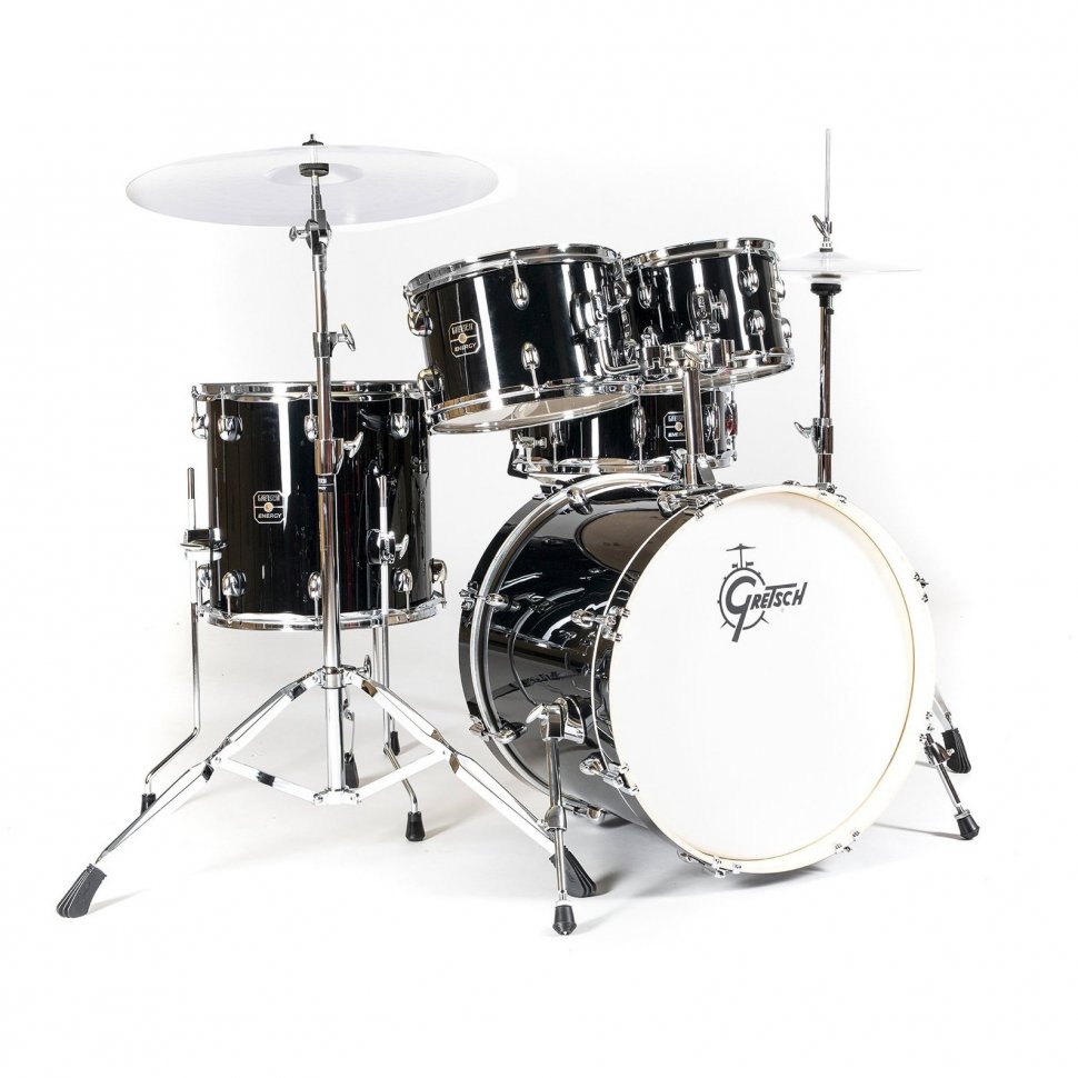 Барабанна установка Gretsch Energy (20" BD, 4pc Hardware) Black Барабанна установка Gretsch Energy (20" BD, 4pc Hardware) Black