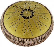 Meinl Sonic Energy MOSTD3G Octave Steel Tongue Drum C-Major (10") Gold