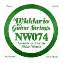 D'Addario NW074 XL Nickel Wound 074