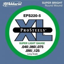  D'Addario EPS220-5 XL Pro Steels Super Light 5 String 40-125