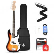 Donner Music DPB-510 Electric Bass Guitar Sunburst