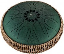 Meinl Sonic Energy MOSTD4DG Octave Steel Tongue Drum F#-Minor (10") Dark Green