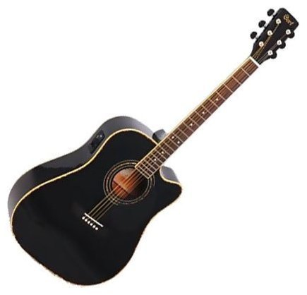 Электроакустическая гитара Cort AD880CE BK
