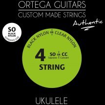  Ortega Custom Authentic Black Nylon UKABK-SO