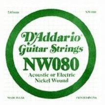 D'Addario NW080 XL Nickel Wound 080