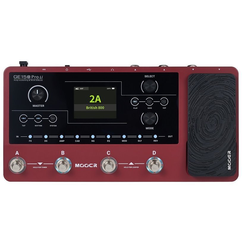 Гітарний процесор Mooer GE150 Pro Li Гітарний процесор Mooer GE150 Pro Li