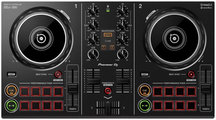 【Hashi】ddj-200 pioneer DJ контроллер Pioneer Dj DDJ-200 - купить DJ контроллеры в