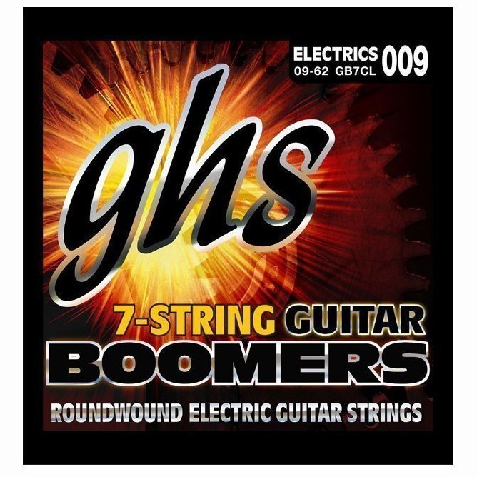 Струны для электрогитары GHS Boomers GB7CL, 9-62