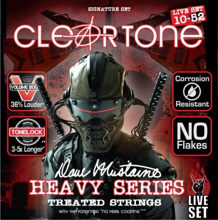 Струны для электрогитары Cleartone DML9520 Dave Mustaine Live Set (10-52) - Фото №141126
