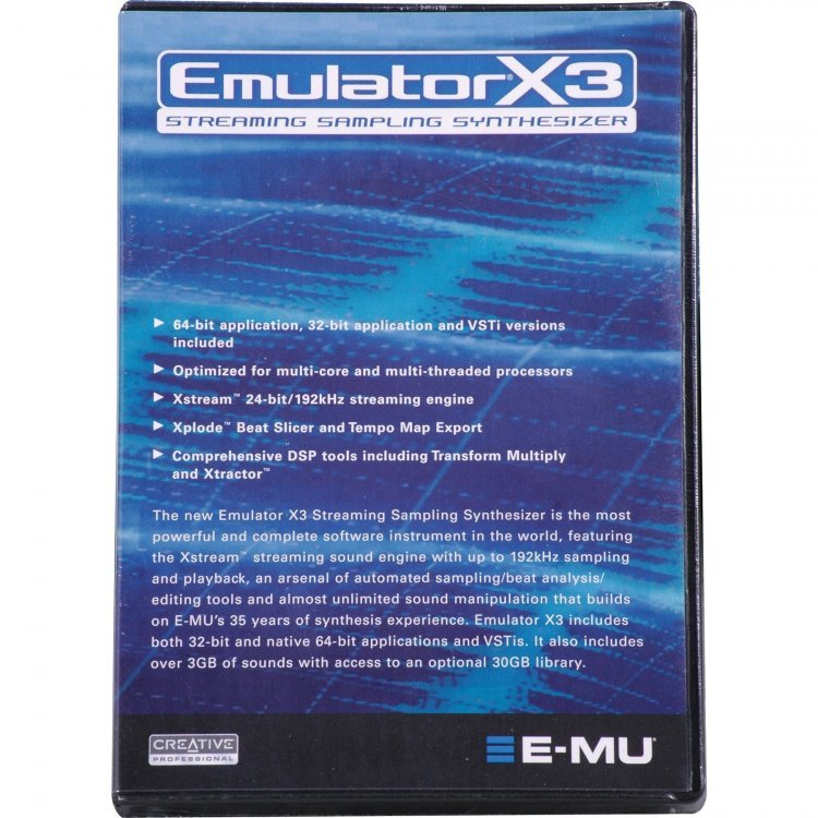 Программное обеспечение E-MU Creative Emulator X3 - купить Программное ...
