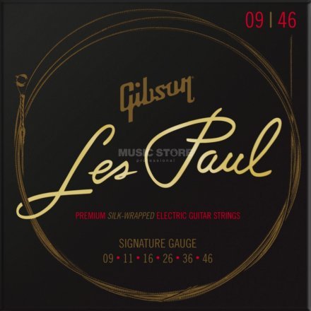 Струни до електрогітари Gibson Seg-Les Les Paul Premium Electric Guitar Strings 9-46 Signature - Фото №128029