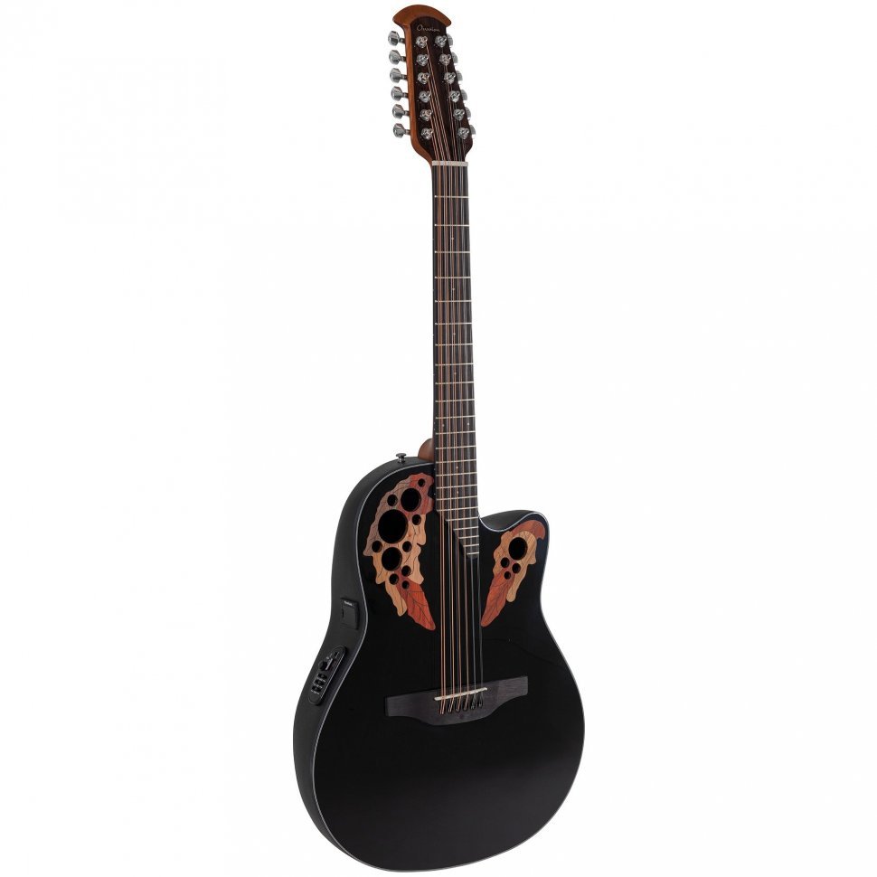 Электроакустическая гитара Ovation Celebrity Elite CE4412 Mid Cutaway Black