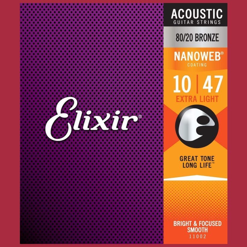 Струны для акустической гитары Elixir AC NW 12L