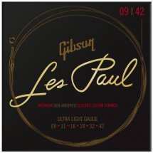 Gibson SEG-LES LES PAUL PREMIUM ELECTRIC GUITAR STRINGS 9-42 ULTRA-LIGHT