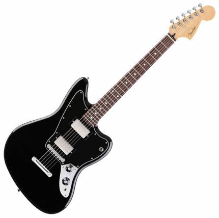 ギター Fender Jaguar Black Электрогитара Fender BLACKTOP JAGUAR RW HH BLACK - купить