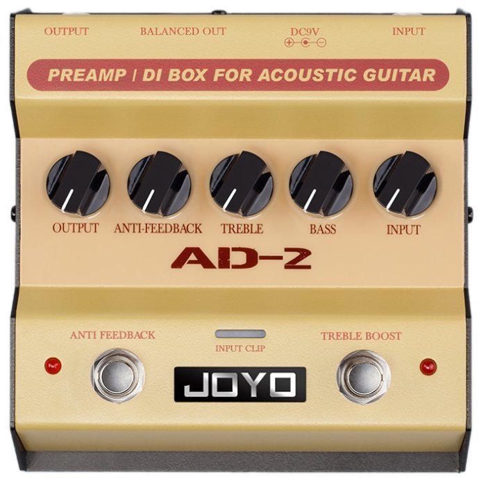 Педаль для гітари Joyo AD-2 Acoustic Guitar preamp and DI Box Педаль для гітари Joyo AD-2 Acoustic Guitar preamp and DI Box