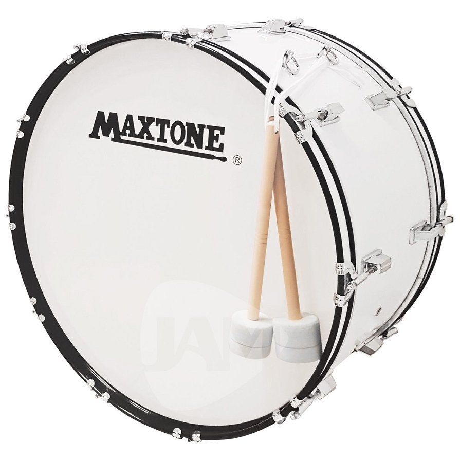 Маршевый барабан Maxtone MBC26A White