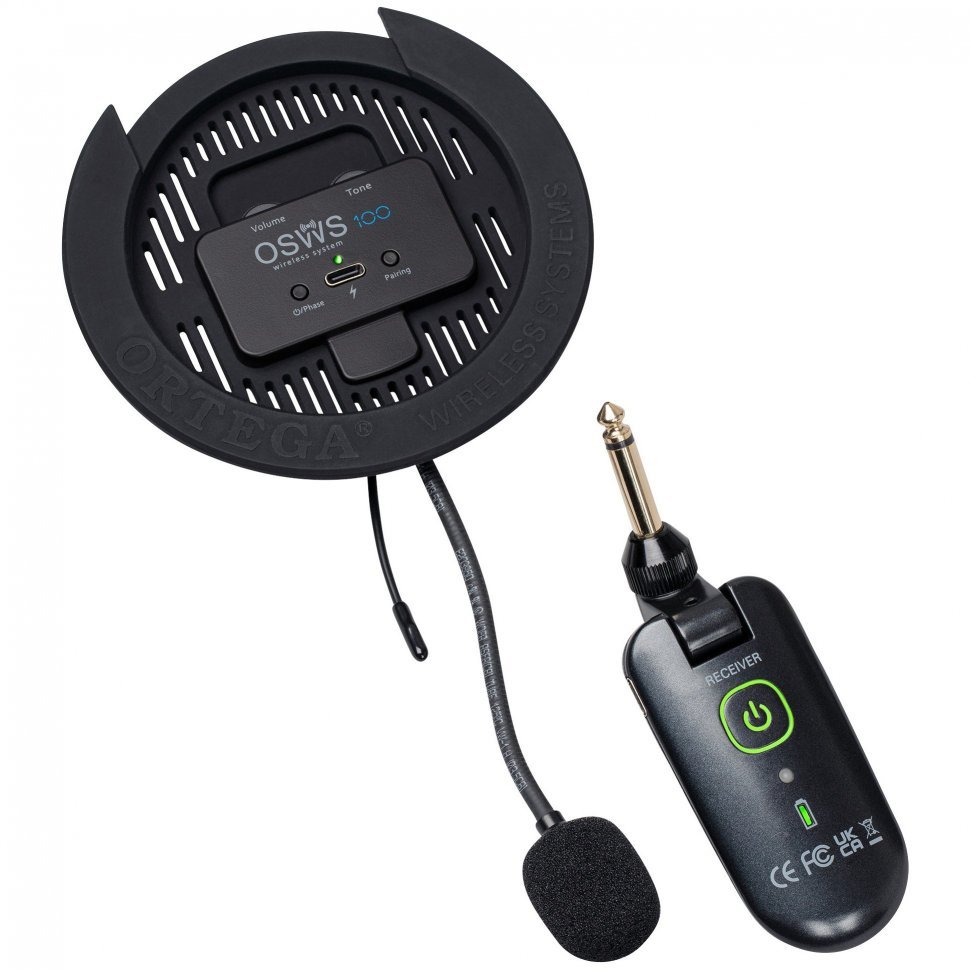 Звукосниматель для акустической гитары Ortega OSWS100 Wireless Soundhole Pickup System