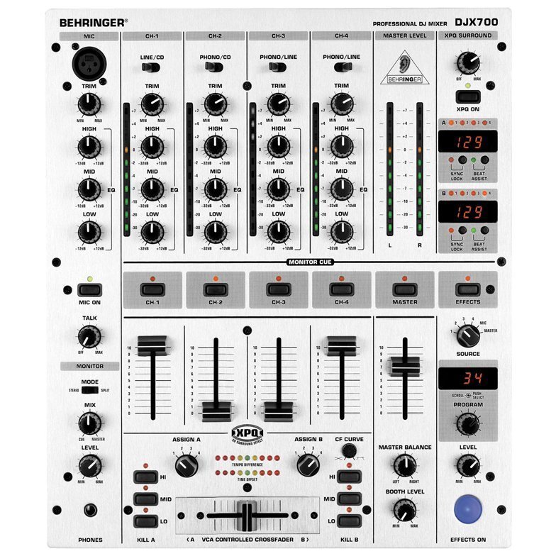 DJ機材 Behringer djx700 mixer DJ микшер Behringer DJX700 - купить DJ микшеры в магазине