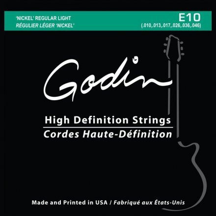 Струны для электрогитары Godin 008964 E-10 - Strings Electric Guitar 010 - Фото №18585