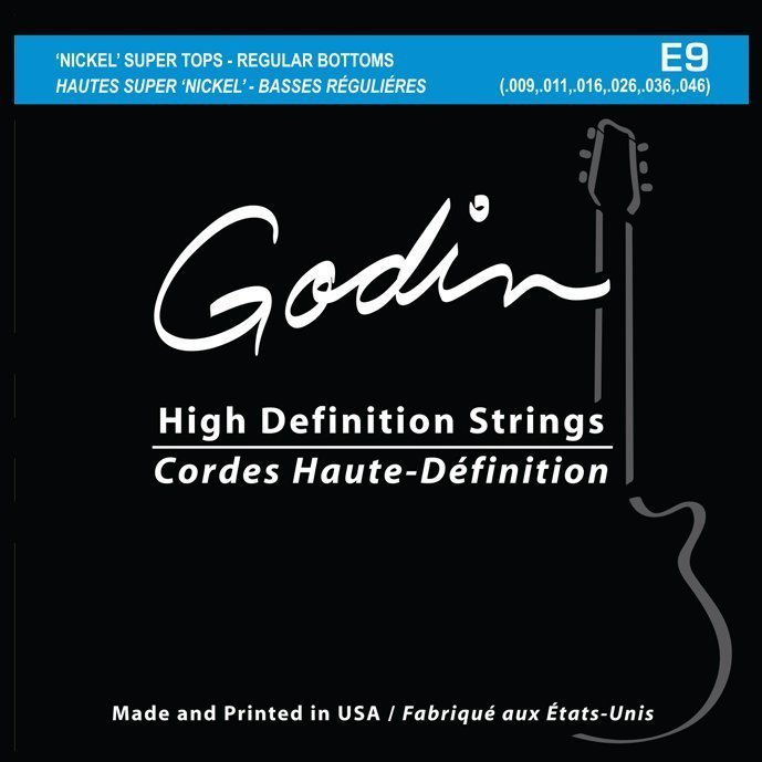 Струны для электрогитары Godin 008971 E-09 - Strings Electric Guitar 009