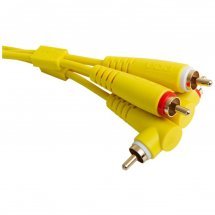 UDG Set RCA Straight-RCA Angled Yellow 3m